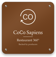 Placa CoCo Sapiens Restaurant 360°